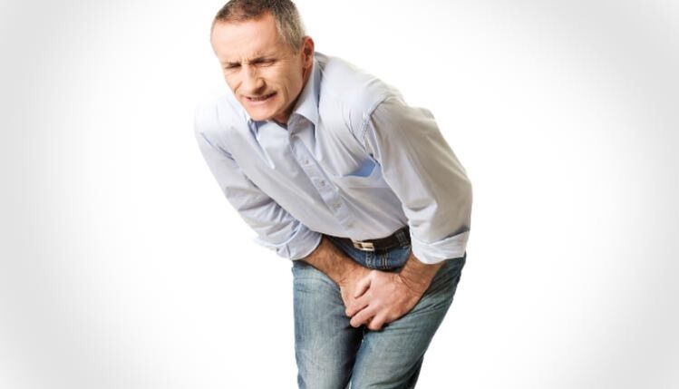 Ūminis prostatitas vyrams pasireiškia stipriu skausmu tarpvietėje