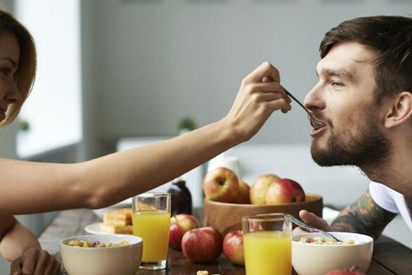 Dietinis maistas vyrams, sergantiems prostatitu